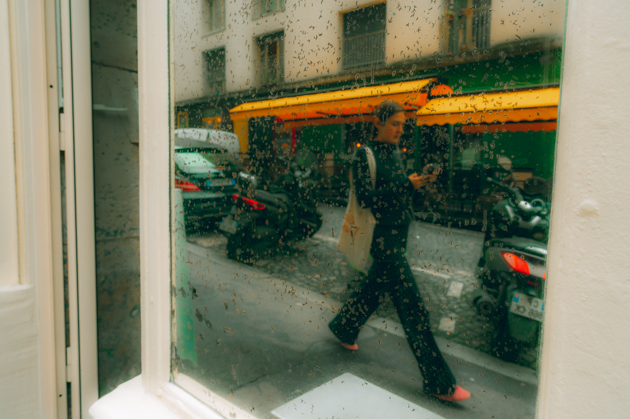 Woman Walking in Paris